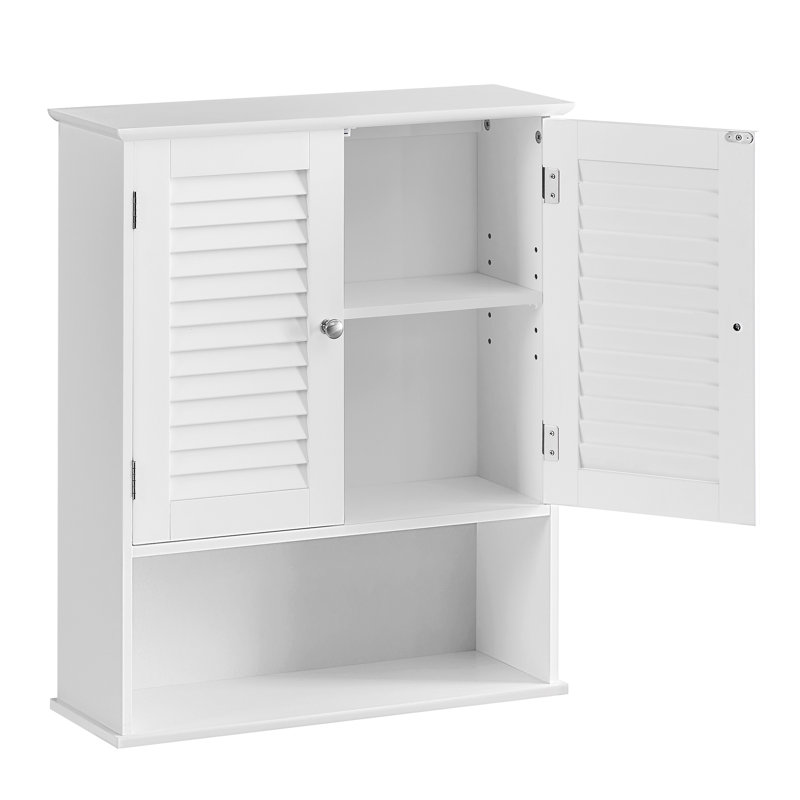 Medina Wall Mounted Required Bathroom Cabinet, White