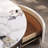 Light luxury rock plate round coffee table