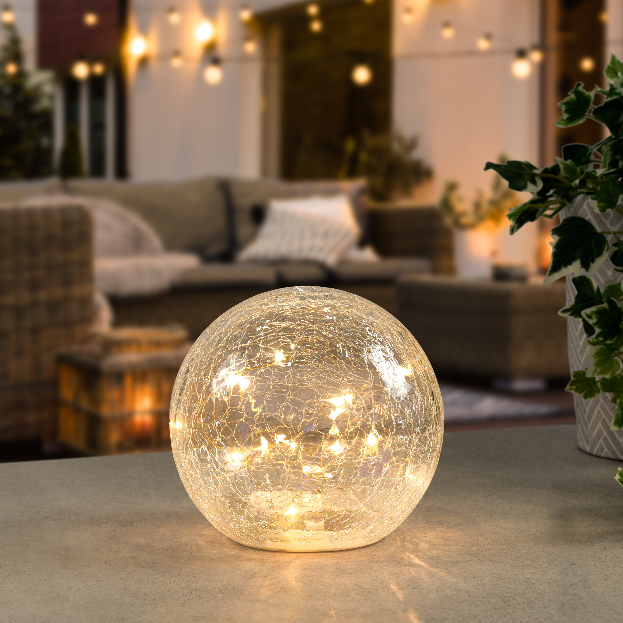 Willa Arlo Interiors Kingsbridge Glass Globe Lamp & Reviews Wayfair