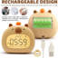 Digital Electric Alarm Tabletop Clock Brown