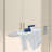 Metal Closet-Embedded Foldable Ironing Board