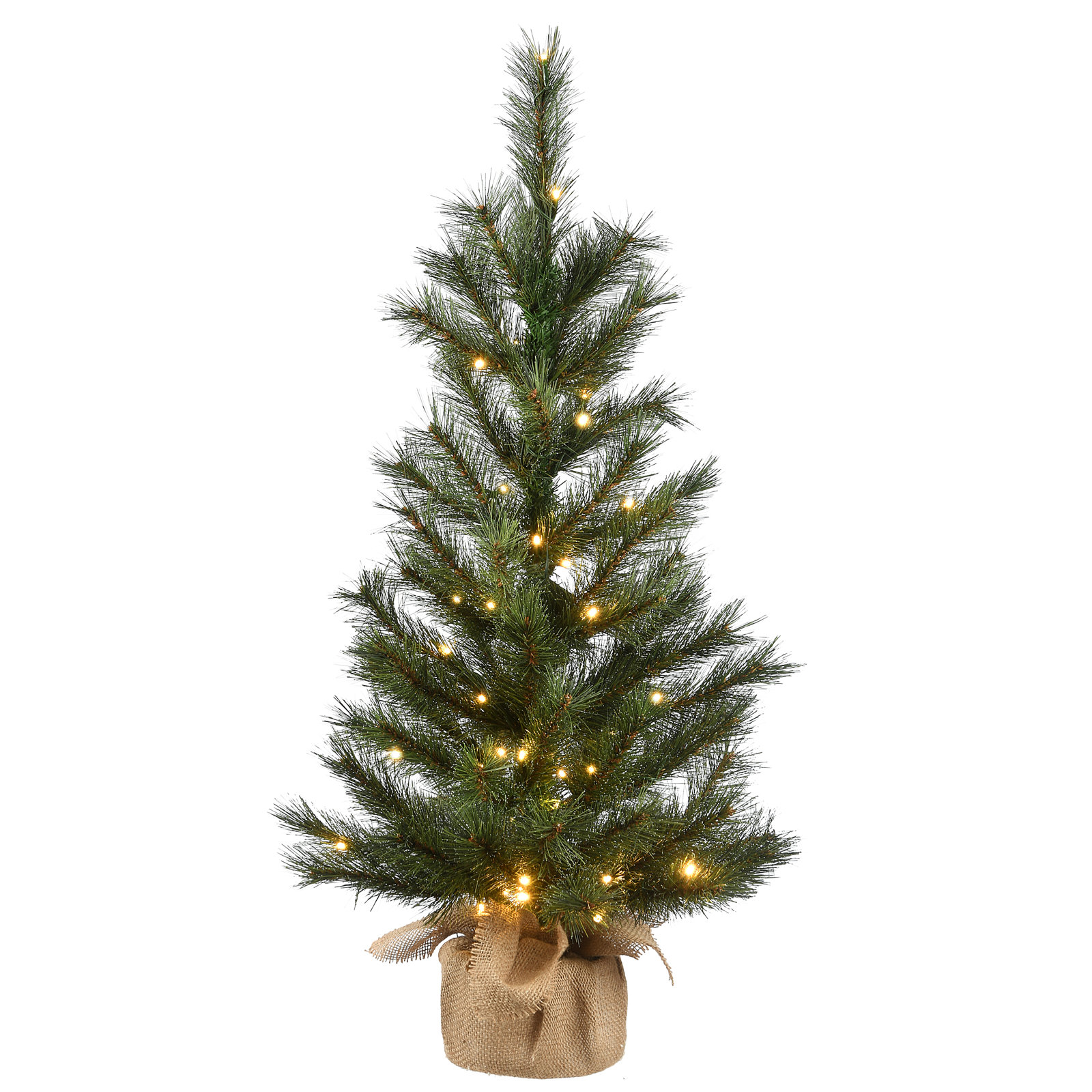 3' Pre-Lit Pine Tree