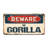Beware of Gorilla Aluminum Plate Frame