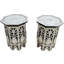 Andalusian Glass Tray Top End Table Set