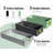 Galvanized Raised Garden Bed, Outdoor Planter Garden Boxes Large Metal Planter Box For Gardening Vegetables Fruits Flowers-1261241902-1261241897