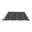 Tapis 100% à motifs lavables à la machine 2989 WSH-PAT3076-GRY-68349715