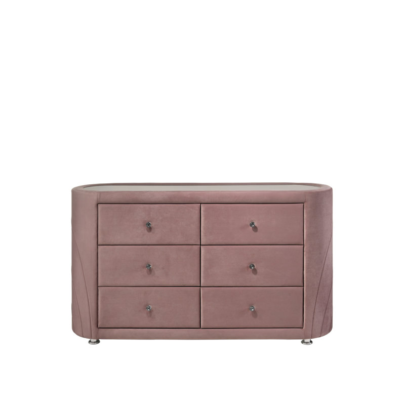Commode Salonia, velours