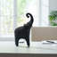 Figurine décorative d'éléphant en céramique avec style glamour pour la décoration intérieure - objet de sculpture animalière moderne pour le bureau ou décorations pour le salon - noir-230324744-230324745