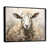 Black Floater Framed