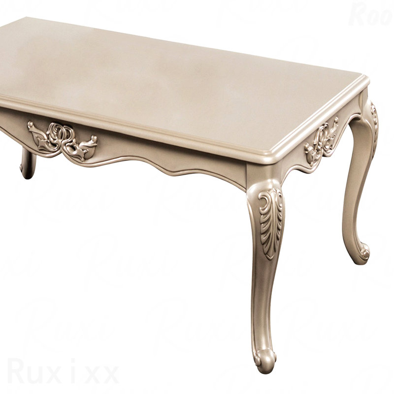 Table basse de style traditionnel 1pc, Champagne
