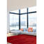 Tapis rouge noué à la main unique 11 pi 8 po x 11 pi 6 po One of Kind
