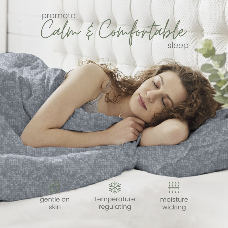 Martex Restore Solid - Soft, Breathable, Cotton Blend, Temperature Regulating, 2 Standard Pillow Cases, Charcoal