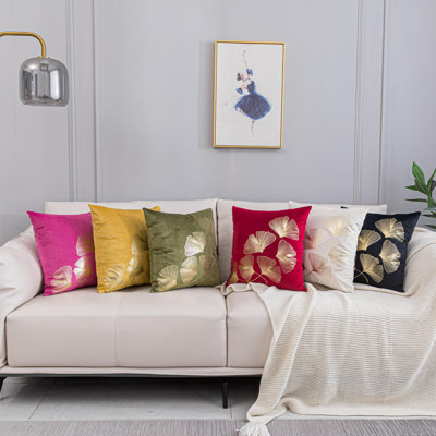  Housse de coussin Gold Ginkgo