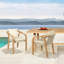 Chaise de patio avec coussin Calam
