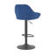 Kenery Swivel Upholstered Adjustable Height Counter Stool with Metal Frame-1523720446