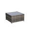 Canapé modulaire pour terrasse 4 places - avec coussins Colorfast Table amovible 3 pièces avec cadre-1680052275