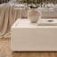 Table basse 40 po d'intérieur moderne en béton pour salon-1035066920