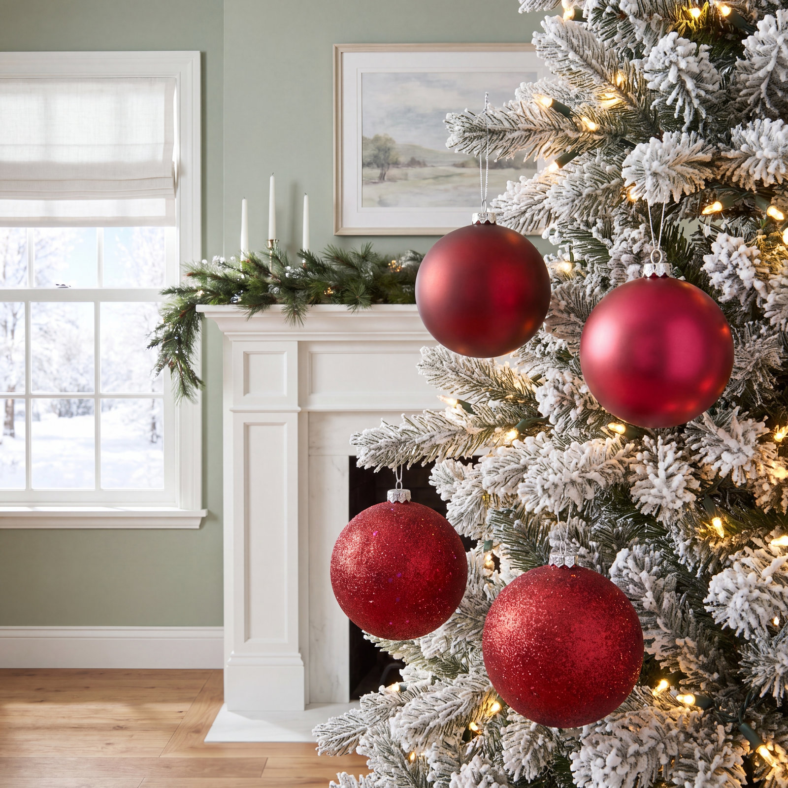 Shatterproof Bauble, 2.4'' H X 2.4'' W X 2.4'' D, Red Raspberry