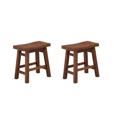 Alessandro Counter Stool with Solid Wood Frame