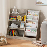 Maggiorina Kids Standard Bookcase, Storage Book Rack, Organizer Cabinet, Book Display
