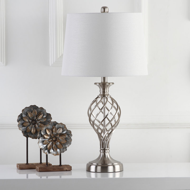 Ensemble de lampes de table en nickel 27 po Zilla
