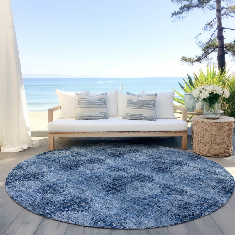 Tapis intérieur / extérieur Frisange, Rond 8 pi