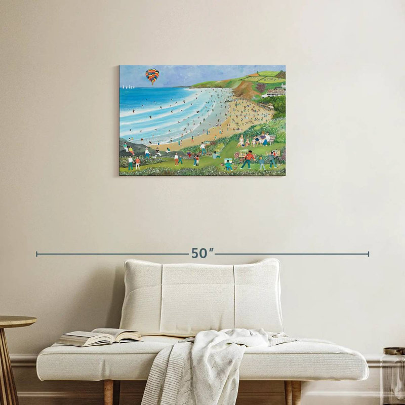 Gillard Watergate Bay Cornwall, H 20 po x l 30 po