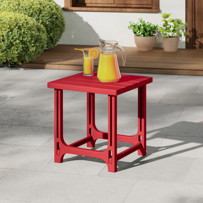 Table d'appoint d'extérieur en poly
