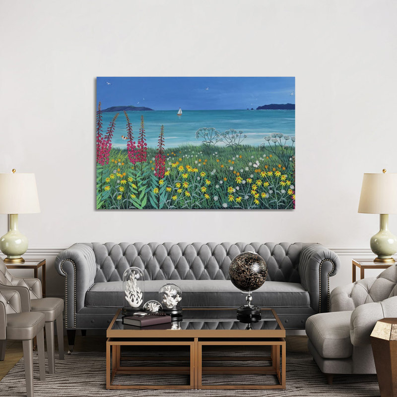 Ocean Solace by Jo Grundy - Wrapped Canvas Print, 152.5 cm H x 101.5 cm W