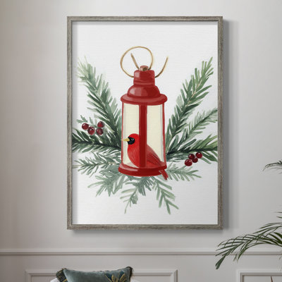 «Christmas Holiday Art», reproduction encadrée Ccclxxv - bois massif