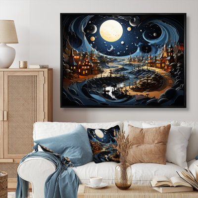 " Surrealism Dreamscapes River I "