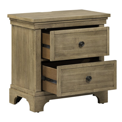 Kamoura Nightstand W/ Charging Station
