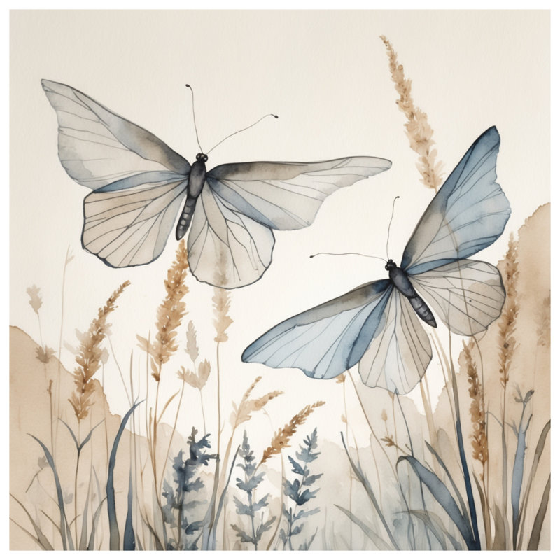 Rideaux de fenêtre Butterflies In Nature, Blocage, 50 po x 92 po - 1 panneau