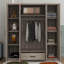 Armoire 4 portes avec 1 tiroir Darshan