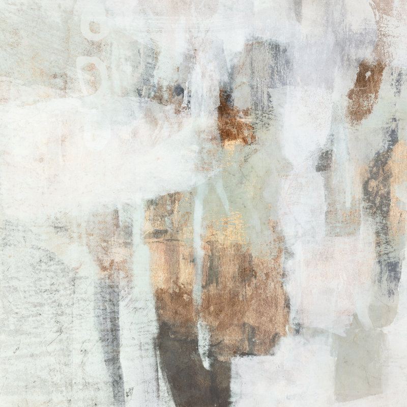 Burnished Mint I by Victoria Borges - Wrapped Canvas Painting, 122cm H x 122cm W x 3.8cm D