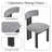 Round Pedestal Dining Set with Upholstery Dining Chair-1719854925