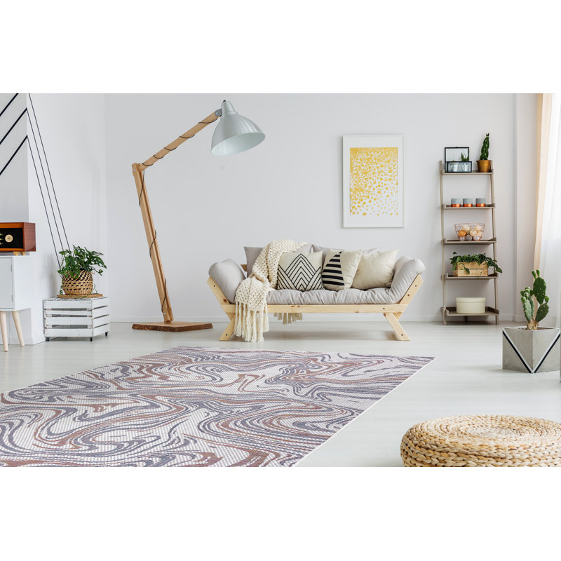 Casagranda Abstract Flatweave Area Rug, Rectangular 80 x 150cm