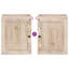 Solid Wood Bathroom Cabinet-1405750890