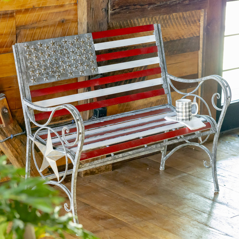 Iron Outdoor Bench