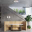 Steel Flush Mounted Sconce