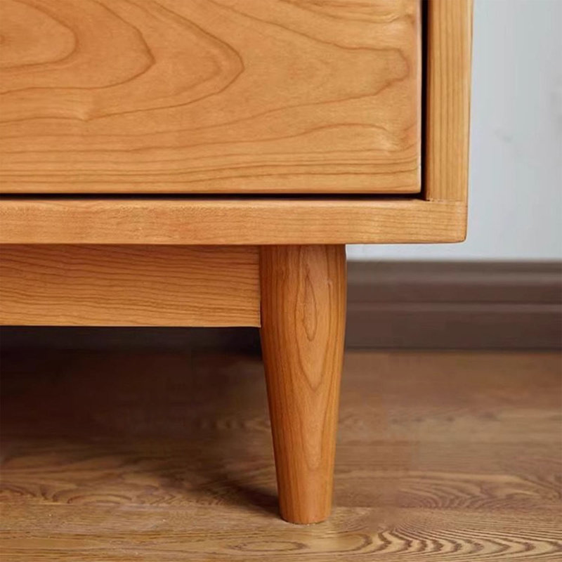Buffet simple en bois massif avec rangement, 32.28" H x 70.86" W x 16.53" D
