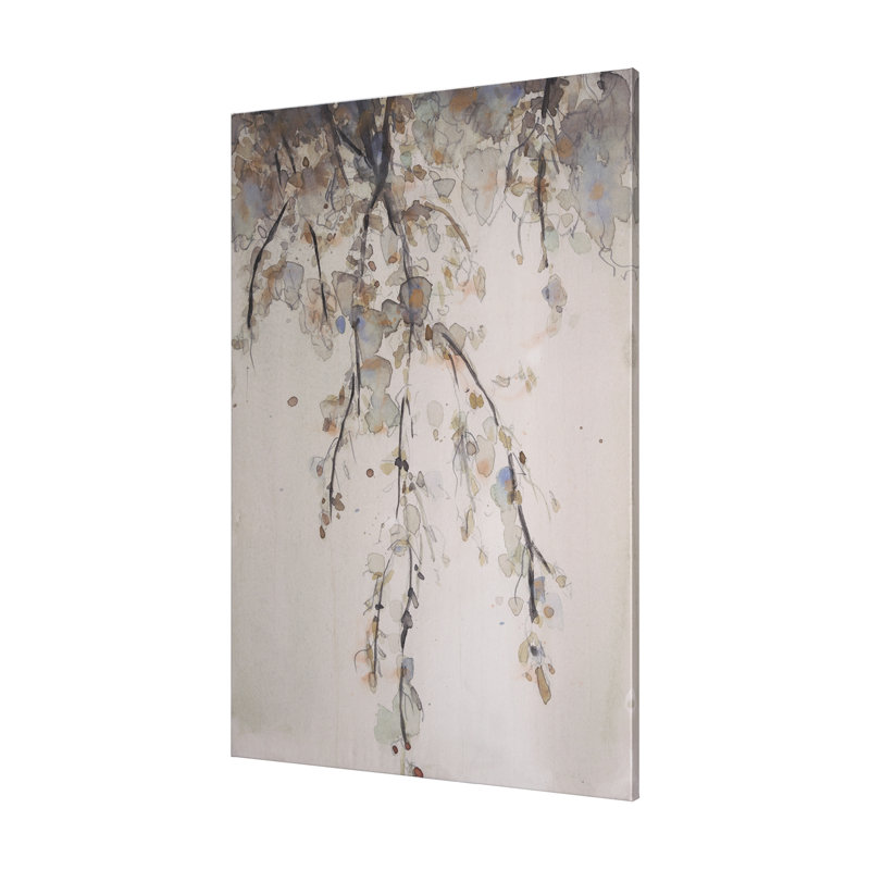 Toile texturée décontractée «Casual Shade II» par Samuel Dixon, H 42 po x l 28 po x P 1,5 po
