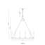 Lustre 6 lumières en laiton frotté Parker
