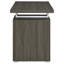 Bureau réversible à 3 tiroirs gris patiné-639390268