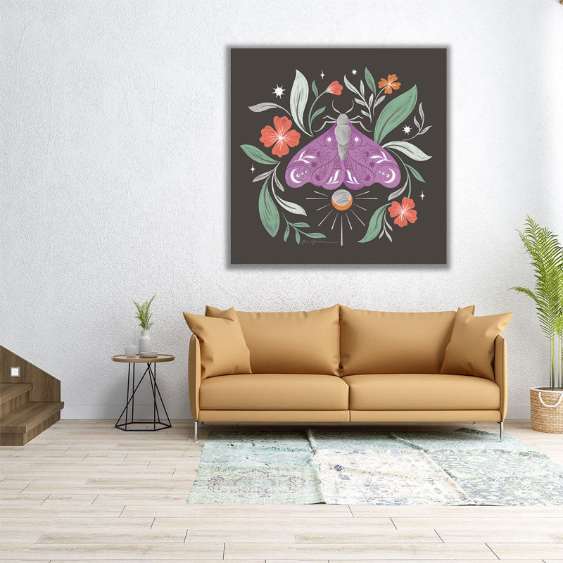 «Dark Side V», reproduction d'art sur toile, H 12 po x l 12 po