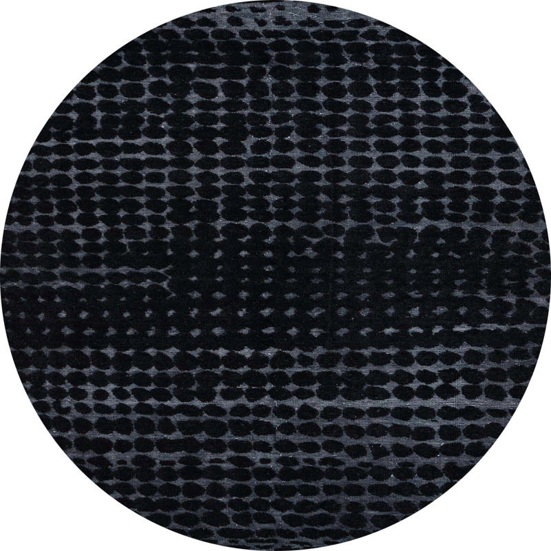 Abstract Indoor Rug, Round 3'