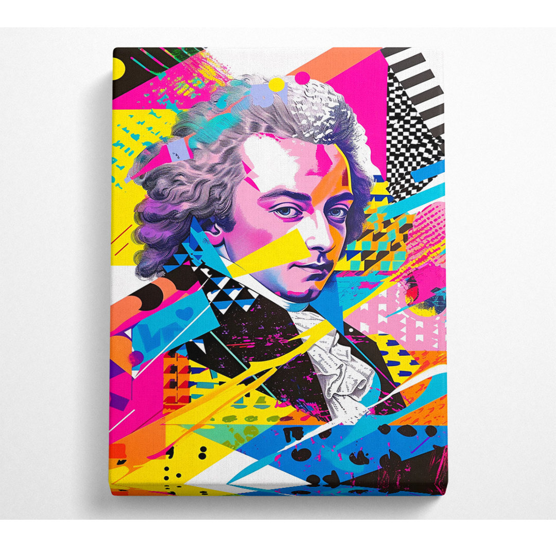 Pop Art Mozart Leinwanddruck