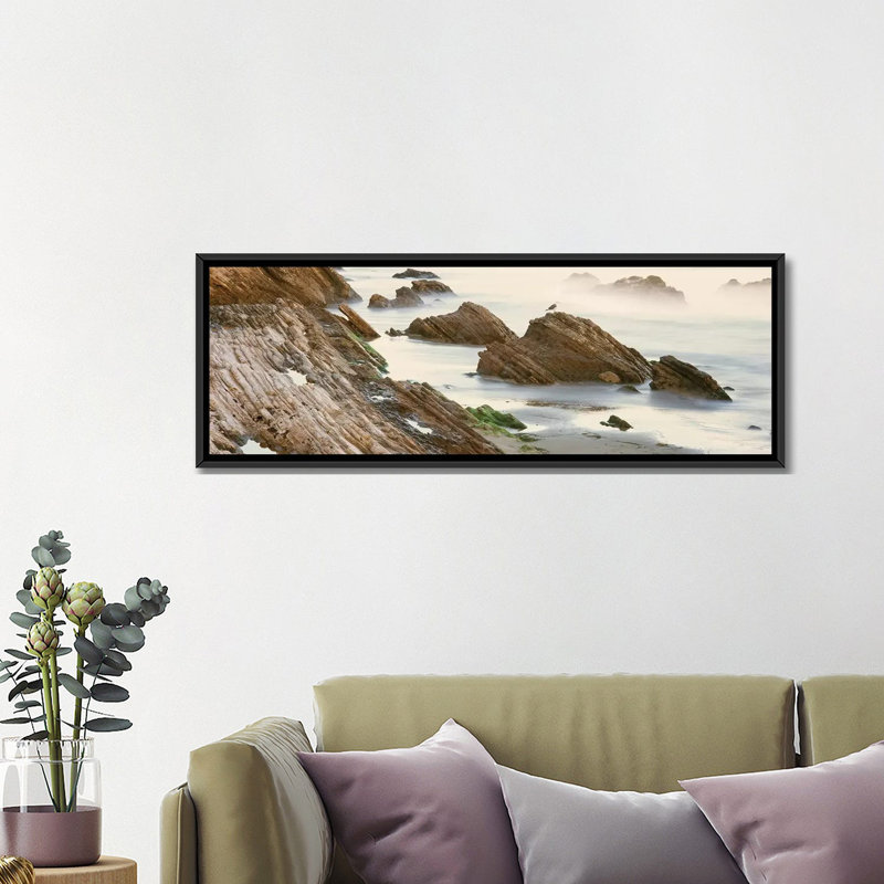 Coastal Rock Formations, Gaviota, Santa Barbara County, California, USA par Panoramic Images - reproduction d'art sur toile tendue