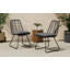 CHAISE, 2PCS avec 2 coussins, gris