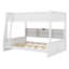 Lit double superposé au-dessus de grand lit double avec rangement-1984445421